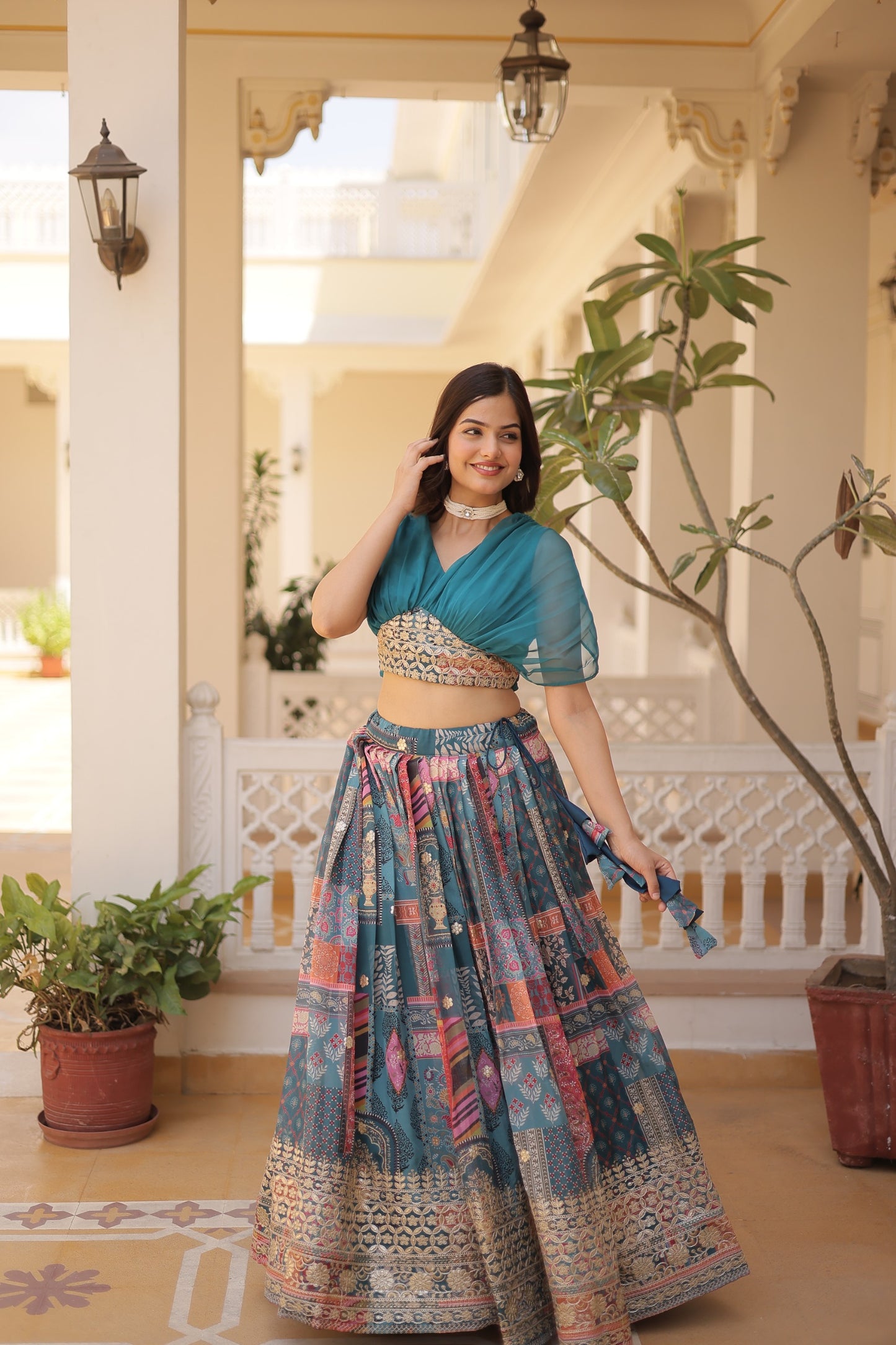 Premium Russian Silk Lehenga Choli