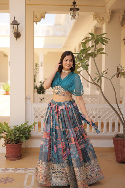 Premium Russian Silk Lehenga Choli