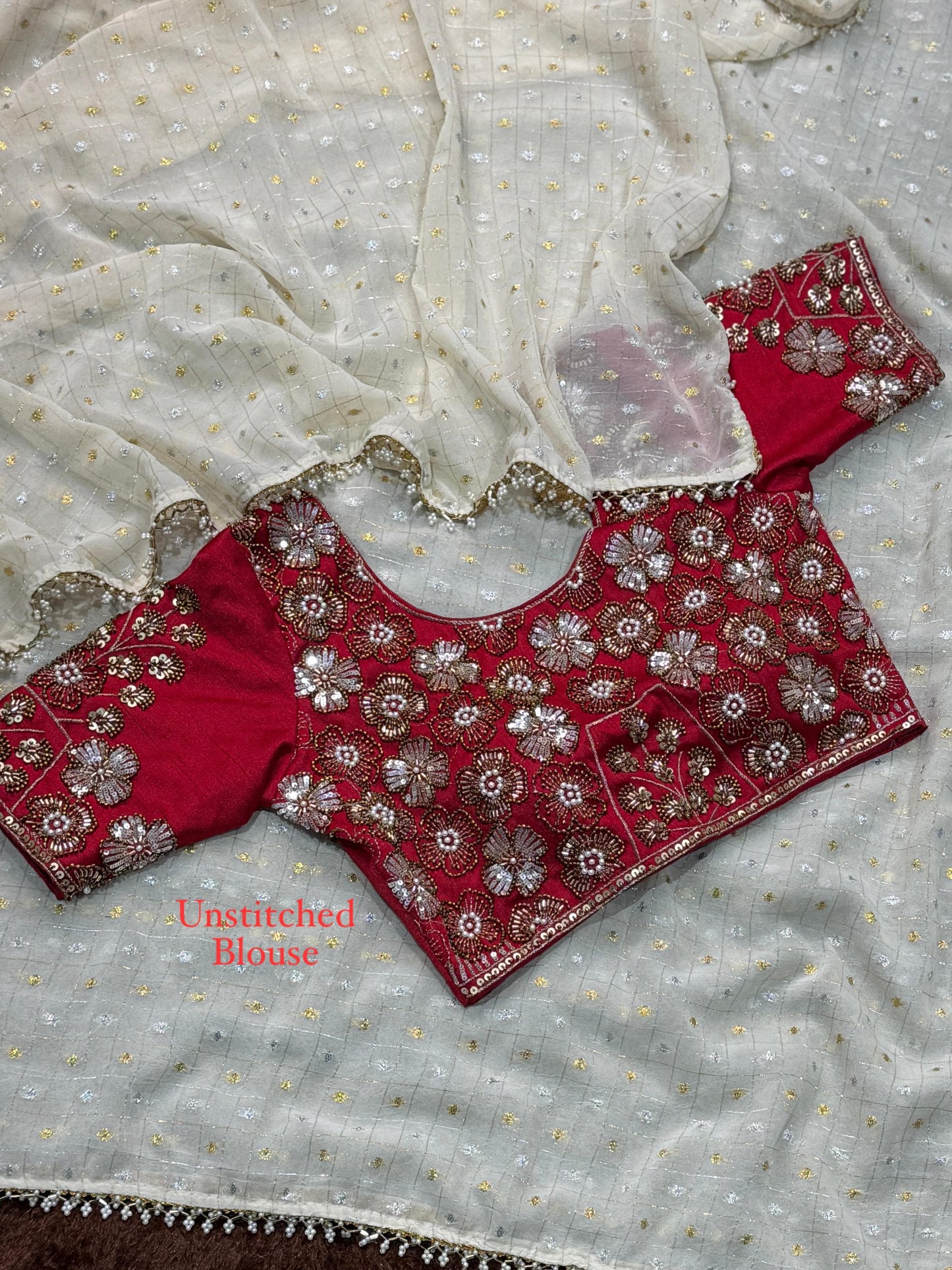 Afsana Crunchy Georgette Saree