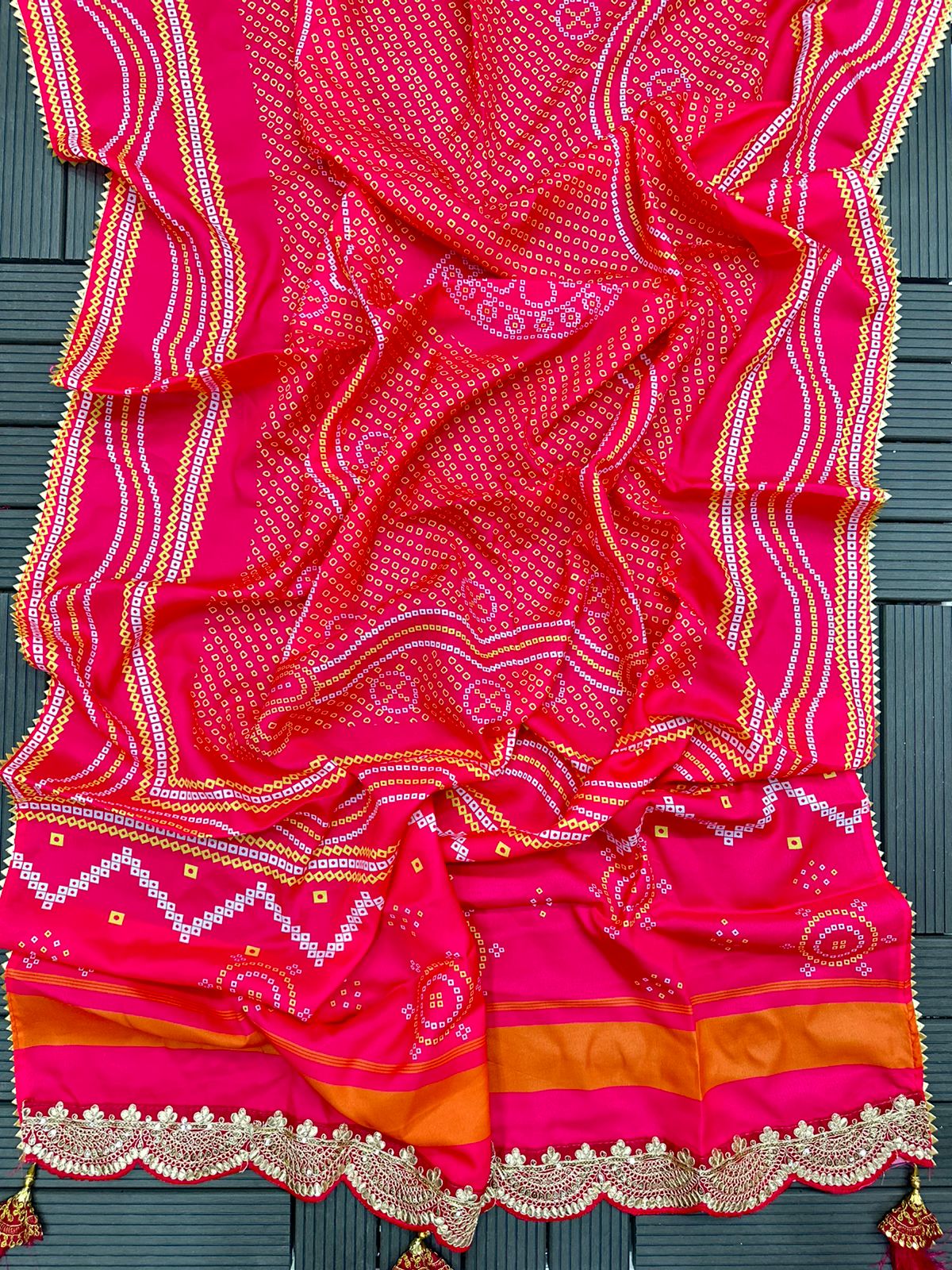 Pink Embroidery Digital Print Lehenga Choli