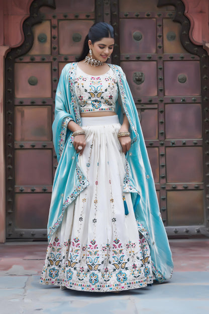 Tissue Silk Festival Lehenga Set