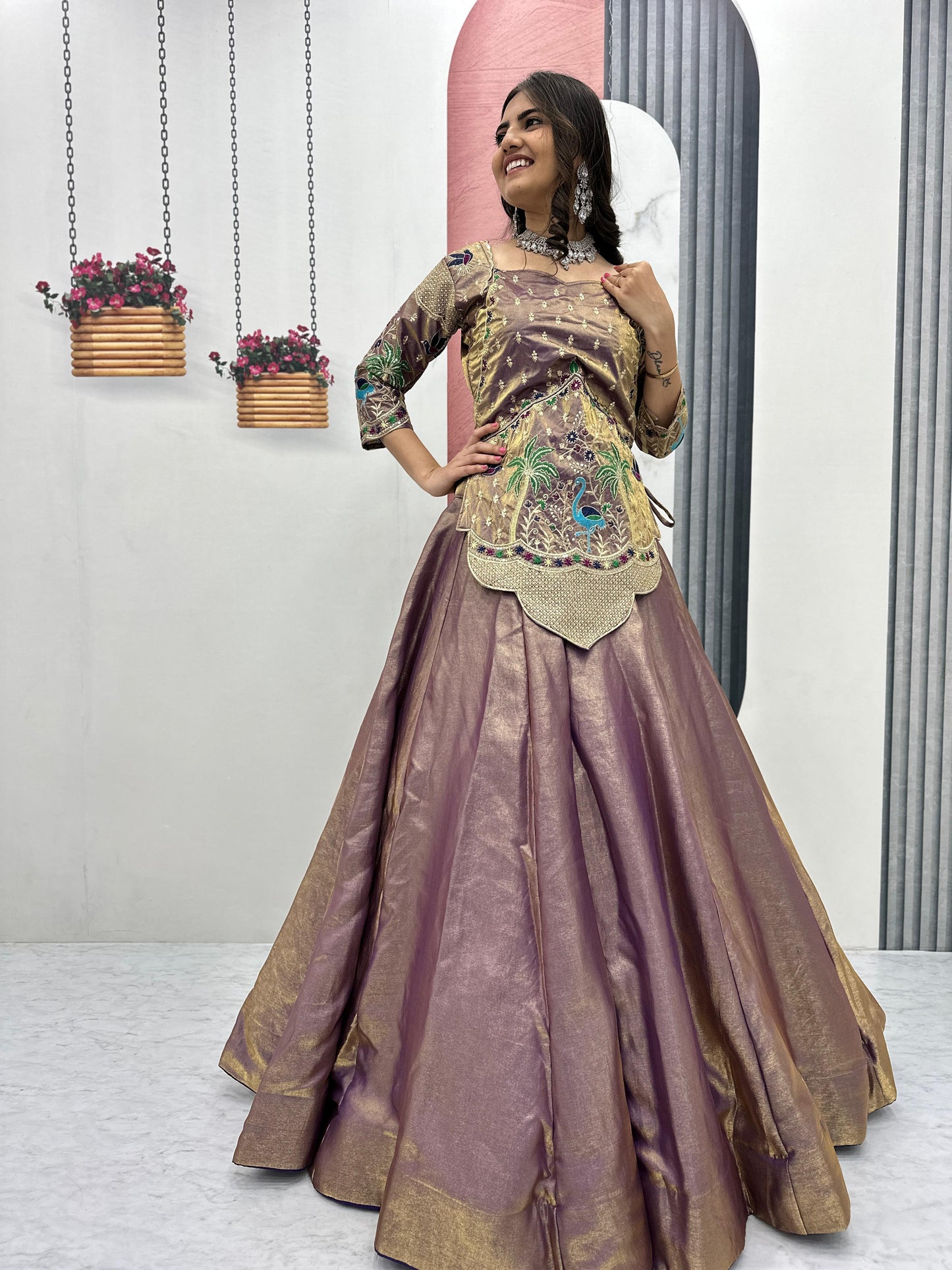 Festival Silk Satin Lehenga Choli