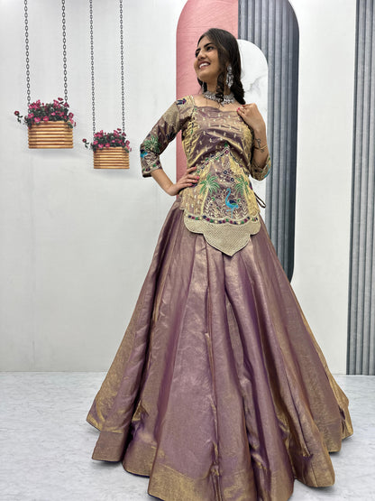 Festival Silk Satin Lehenga Choli