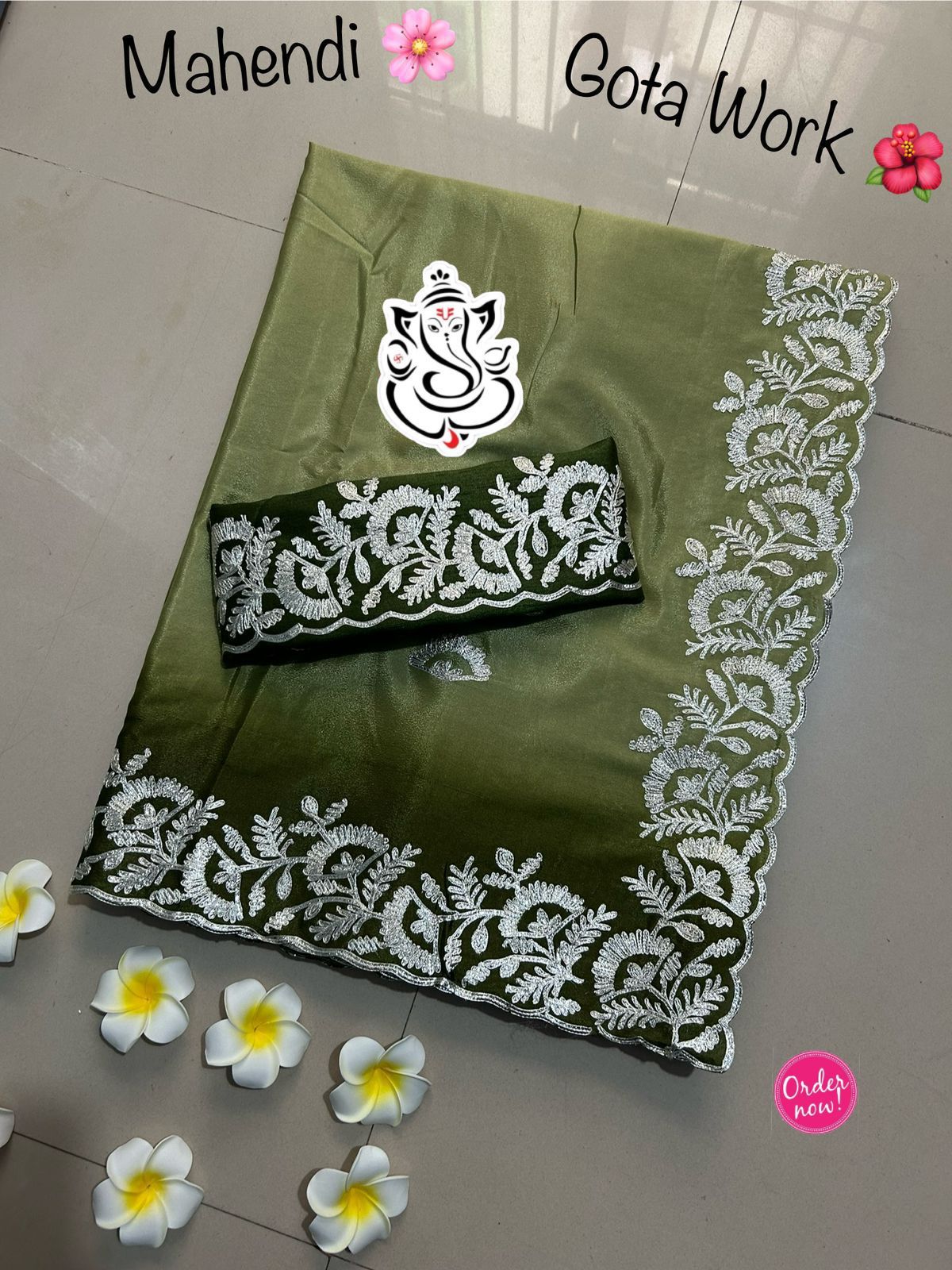 Elegant Ombre Shaded Silk Saree with Heavy Embroidered Border