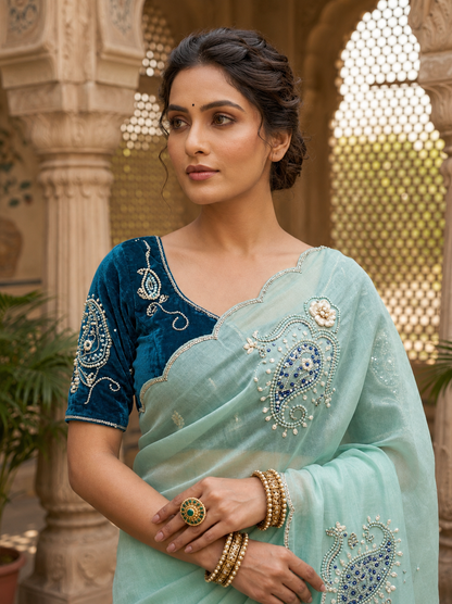 Maharani – Pure Shimmer Silk Saree