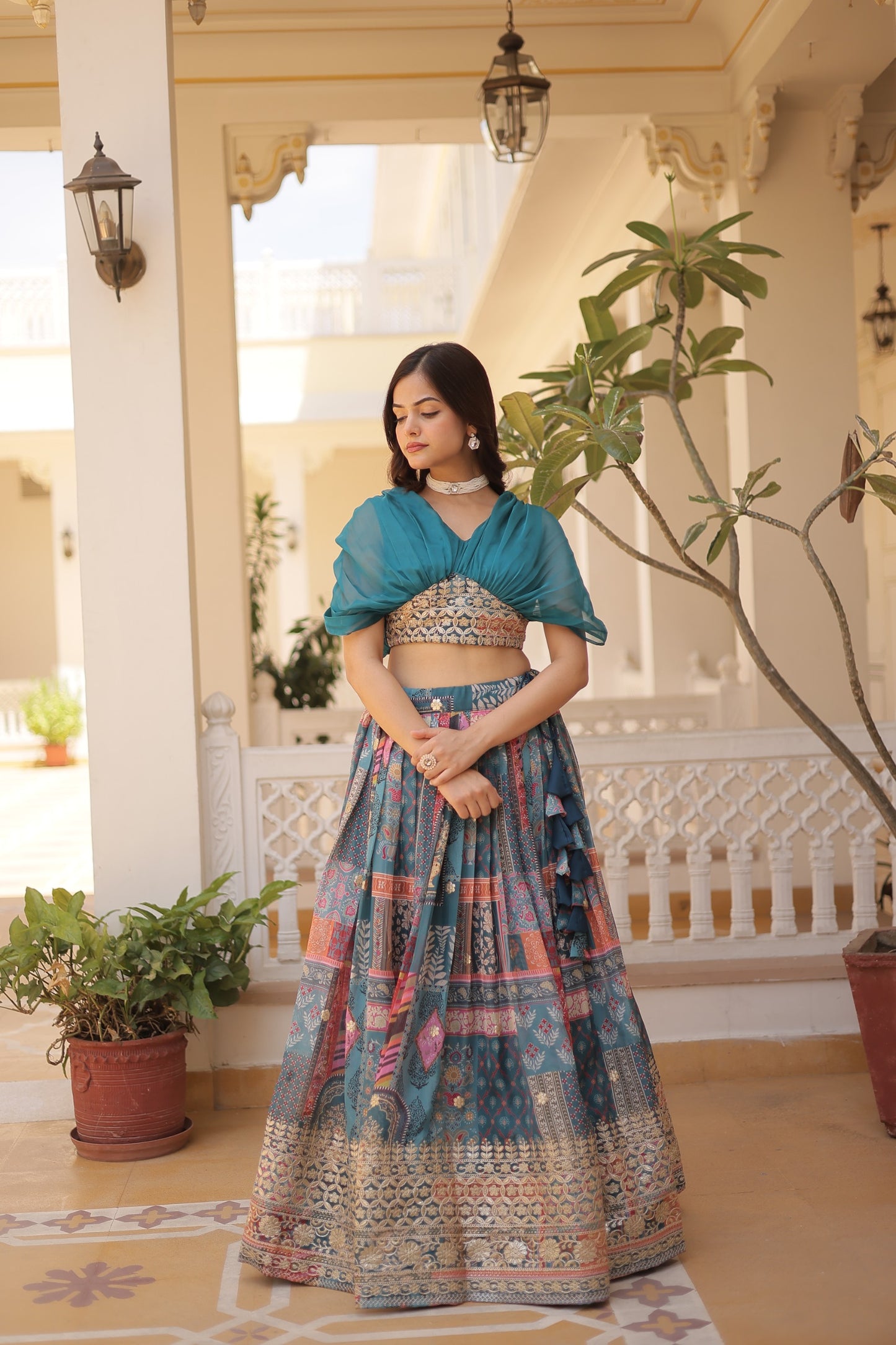 Premium Russian Silk Lehenga Choli
