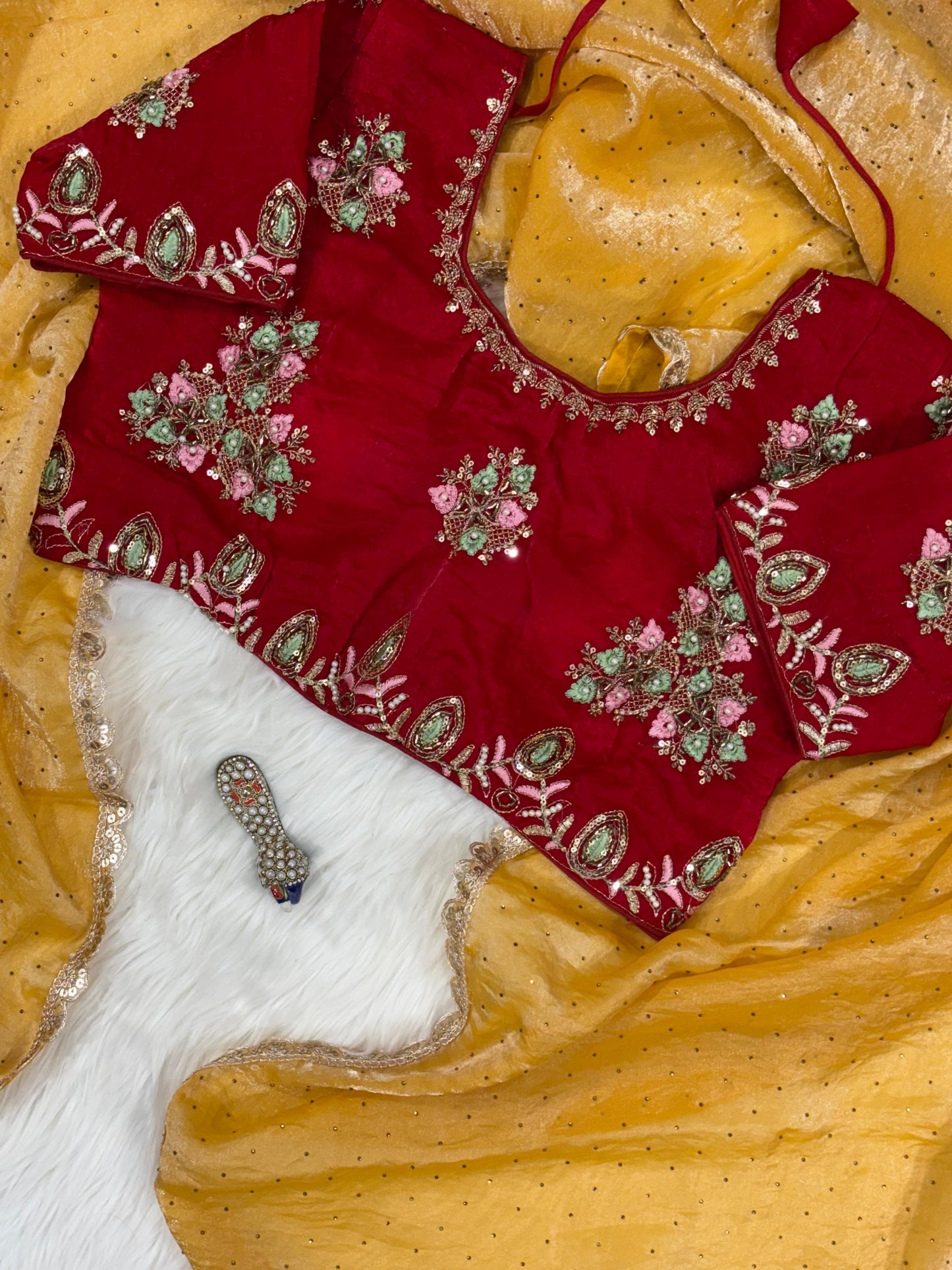 Sun Shine Fendy Silk Saree