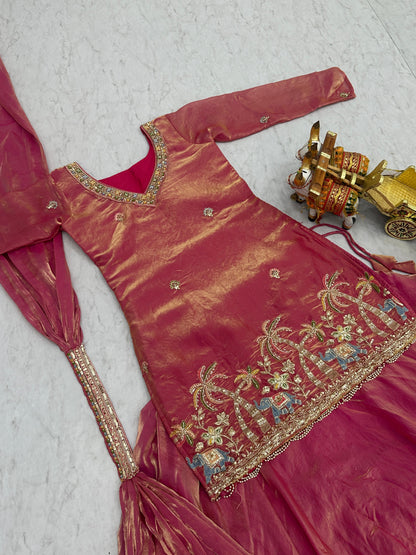 Festival Special Pure Fendy Lehenga Choli with Heavy Embroidery Work