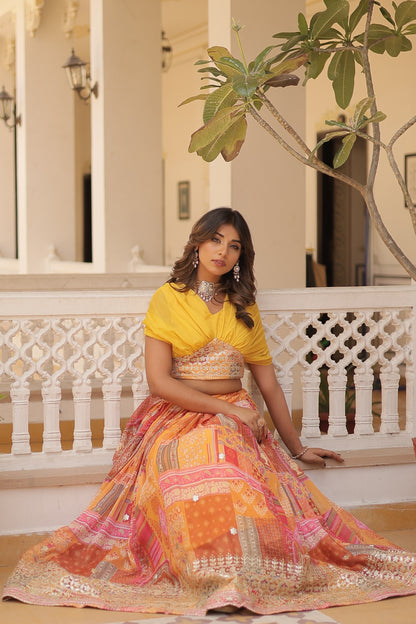 Premium Russian Silk Lehenga Choli