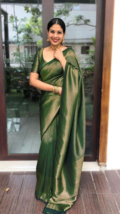 Green Silk Saree