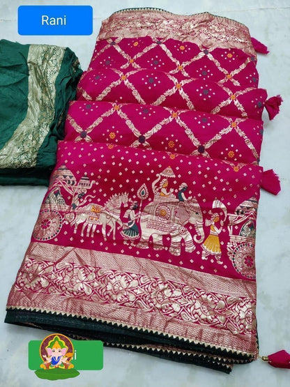 Royal Dolla Silk Saree with Meena & Zari Weaving – Traditional Wedding Collection