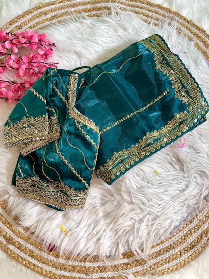 Zimmy Choo Silk Embroidery Saree