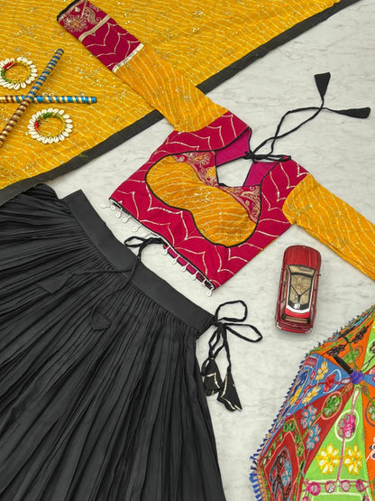 Navratri Special Pure Cotton Lehenga Choli Set