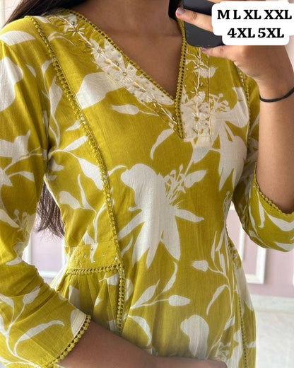 Best Seller Cotton Printed Kurti for Women | Daily & Casual Wear