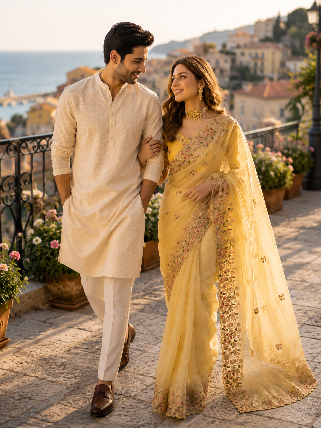 Jasmin Soft Fendy Chiffon Embroidery Saree