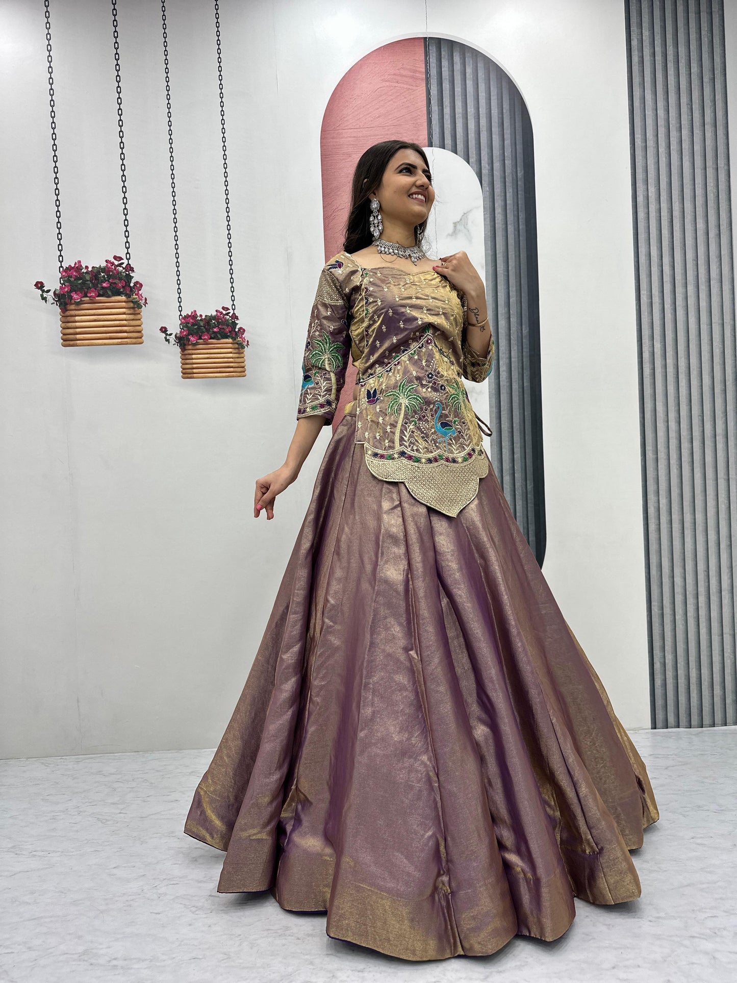 Festival Silk Satin Lehenga Choli