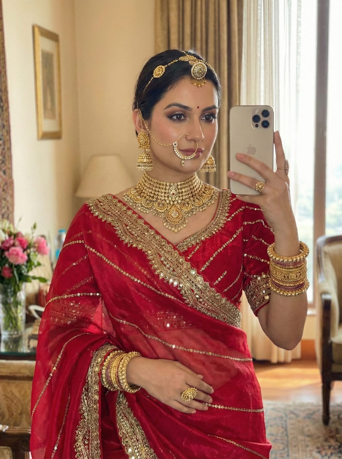 Zimmy Choo Silk Embroidery Saree