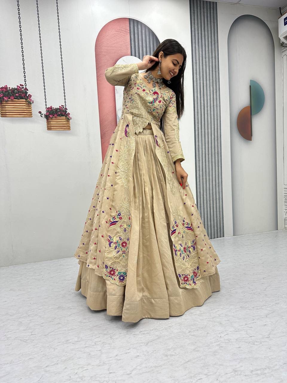 Festival Special Vichitra Lehenga Set