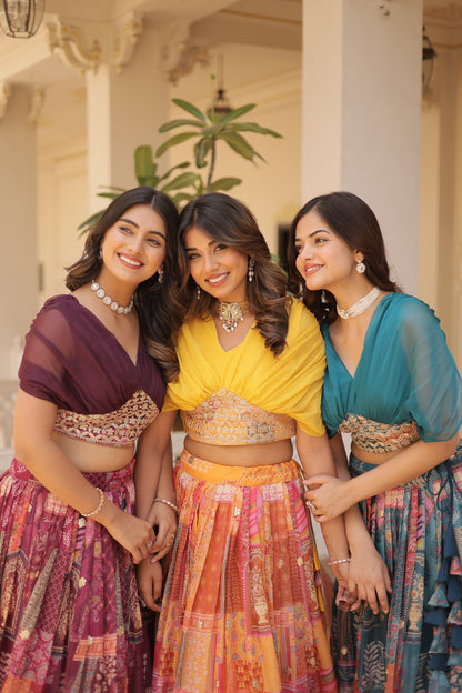Premium Russian Silk Lehenga Choli