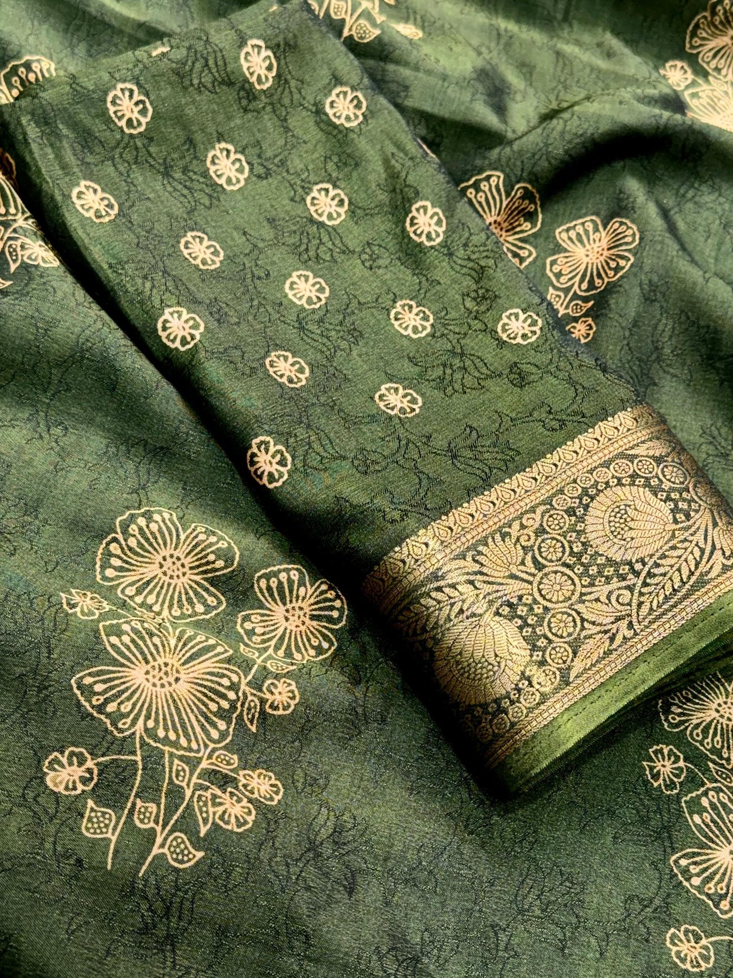 Tom & Jerry Cotton Silk Saree