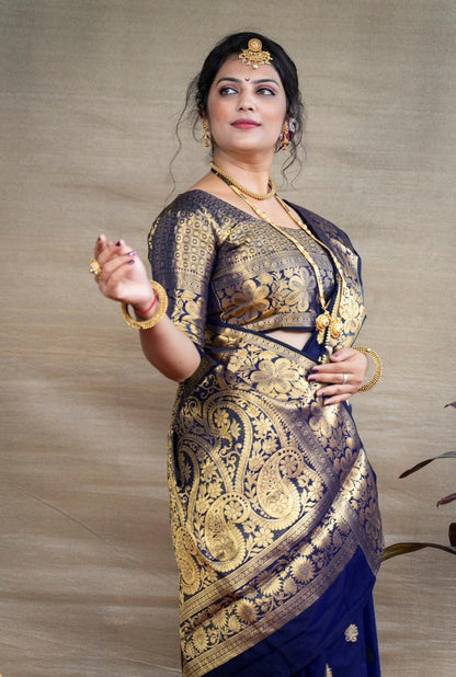 Elegant Zari Work Saree