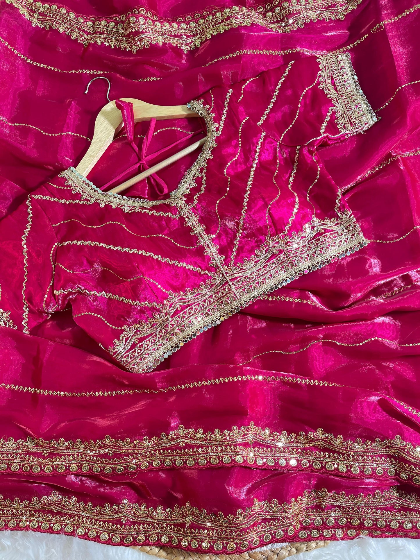 Zimmy Choo Silk Embroidery Saree