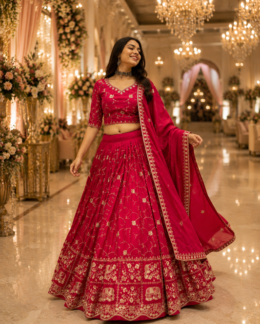 New Festival Special Crepe Silk Lehenga Choli Collection