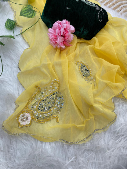 Maharani – Pure Shimmer Silk Saree