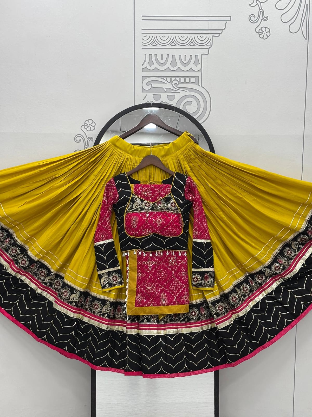 Navratri Special Pure Cotton Lehenga Choli Set
