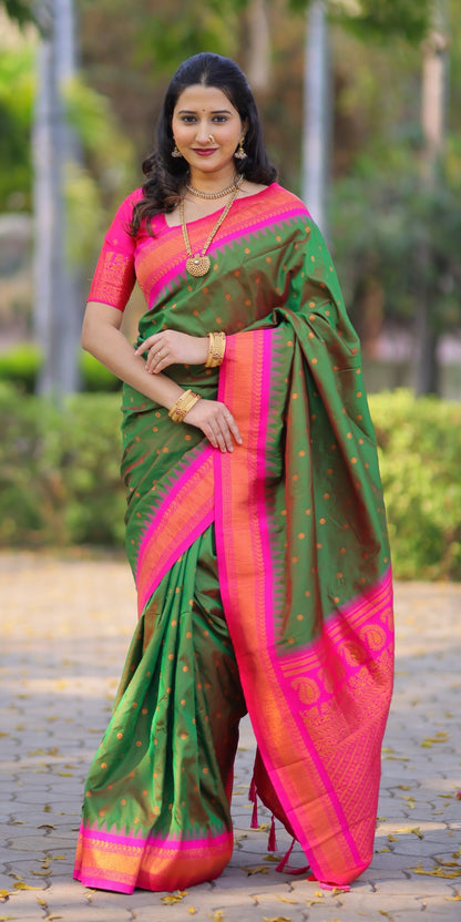 Kanji gadwal silk saree