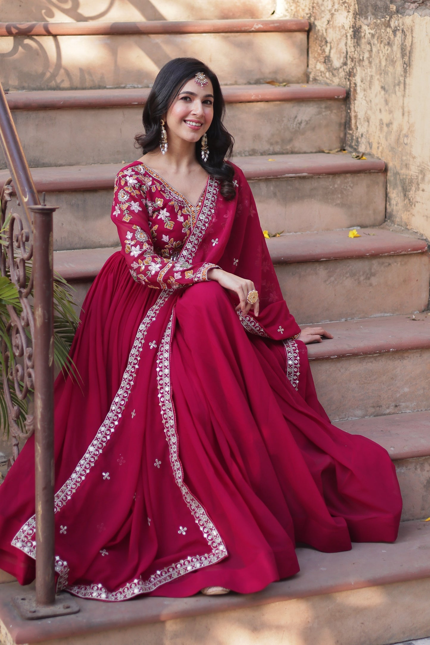 Premium Designer Gown With Dupatta