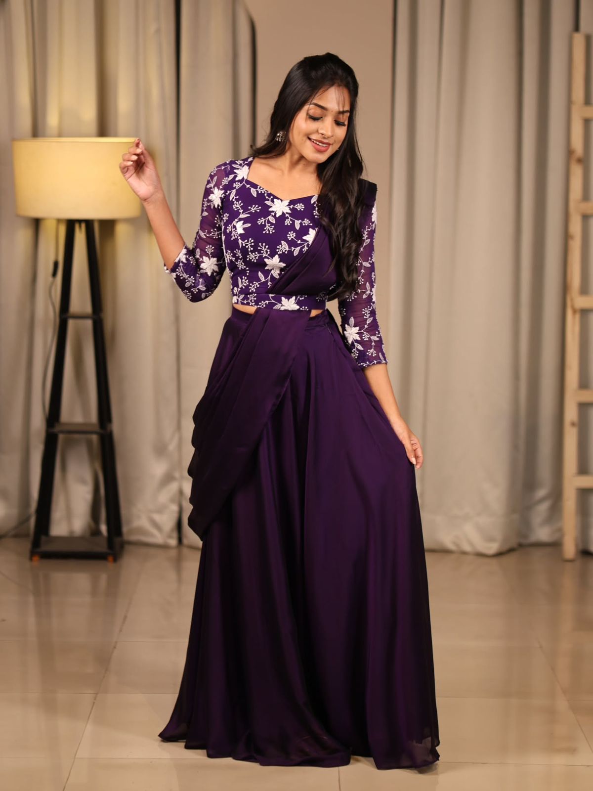 2-in-1 Party Wear Lehenga Set
