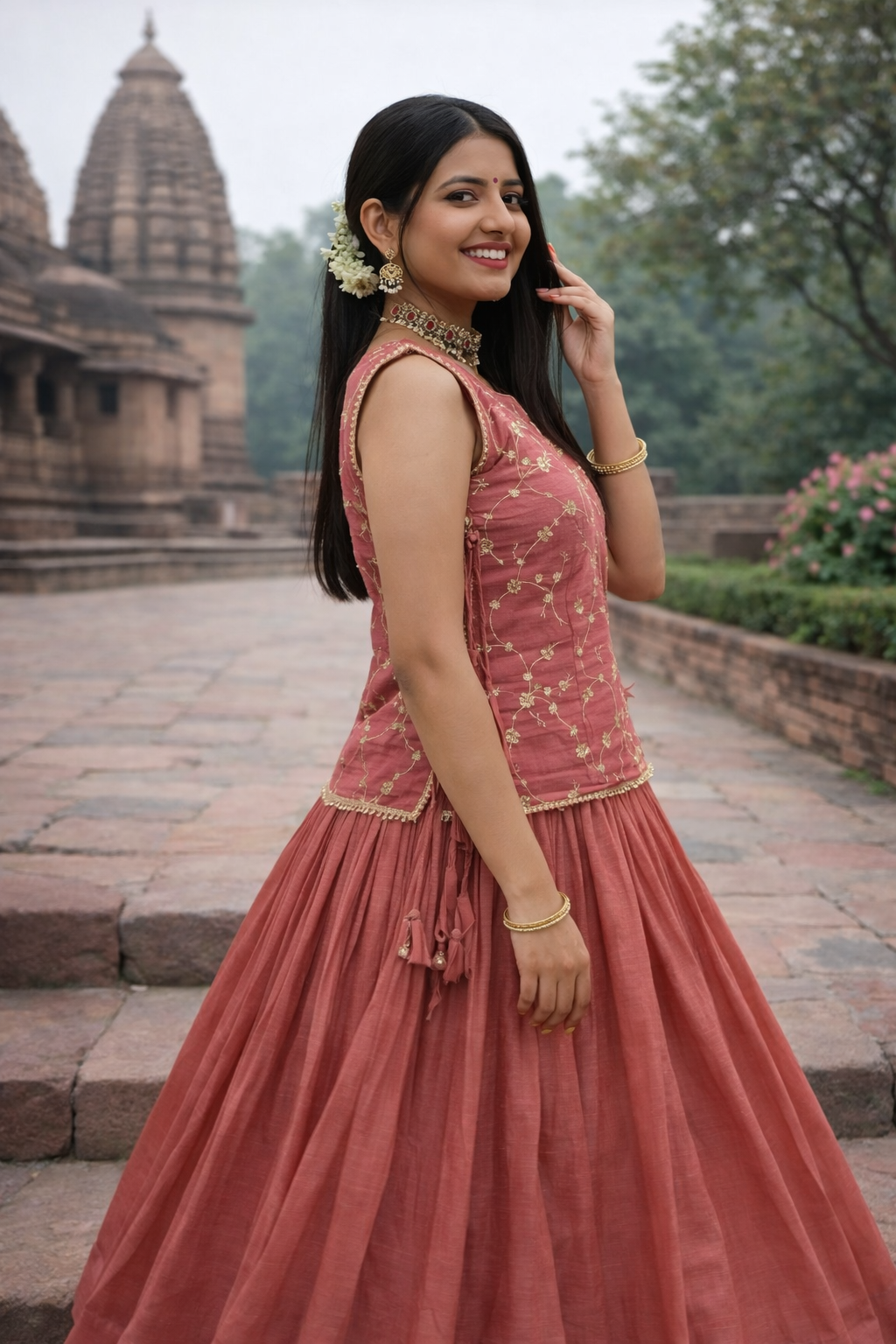 Festival Special Crunchy Silk Lehenga Choli with Designer Jacket