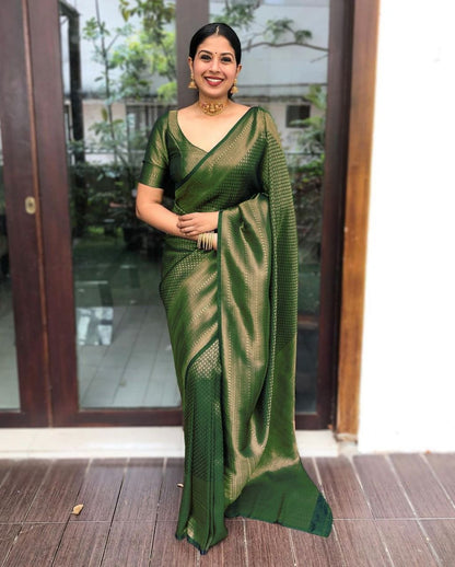 Green Silk Saree