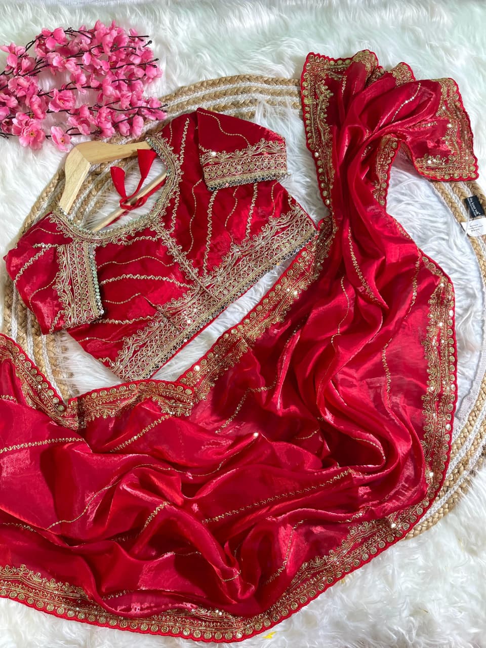 Zimmy Choo Silk Embroidery Saree