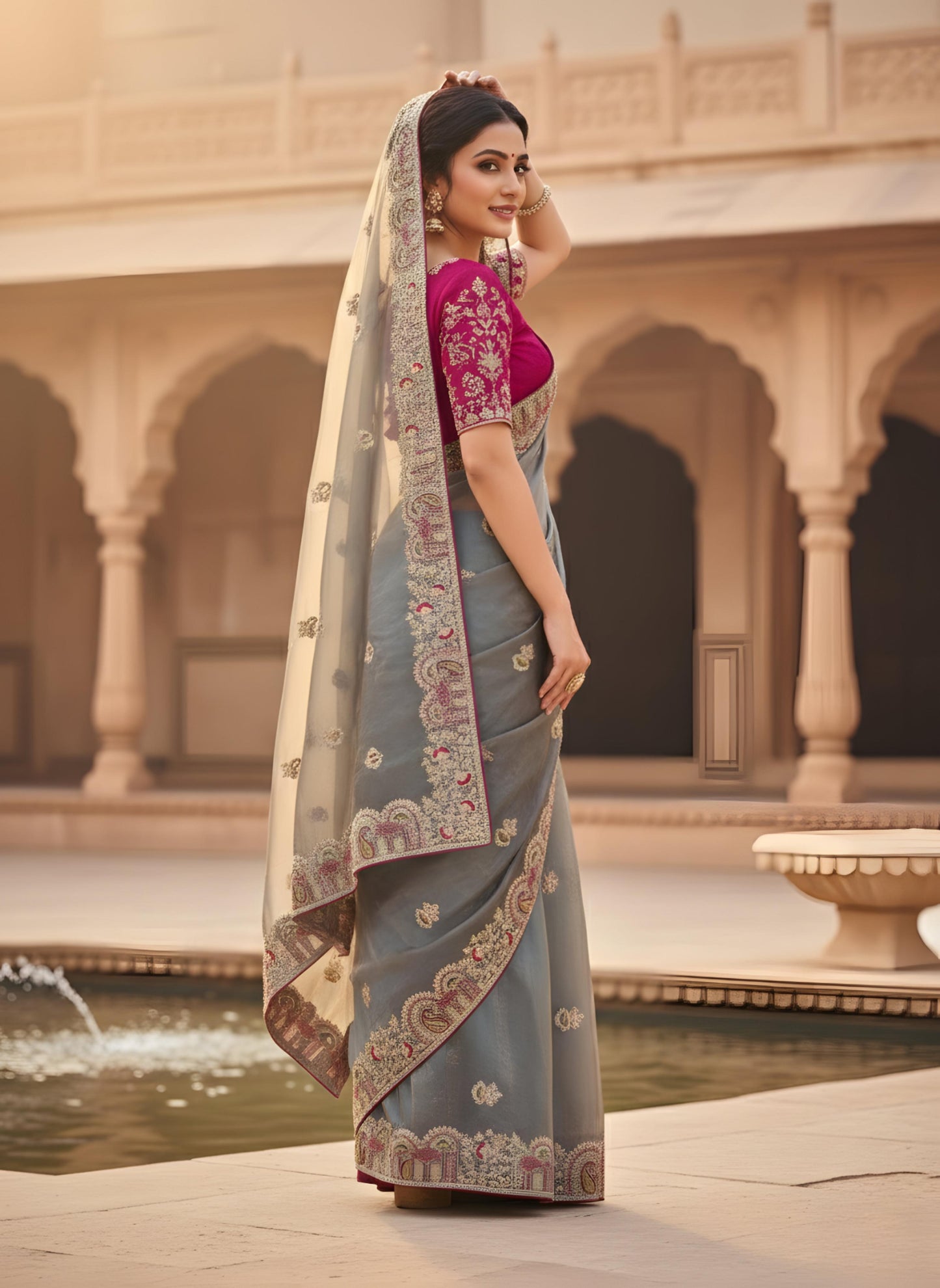 New Arrival Priti Royal Fandy Satin Silk Saree