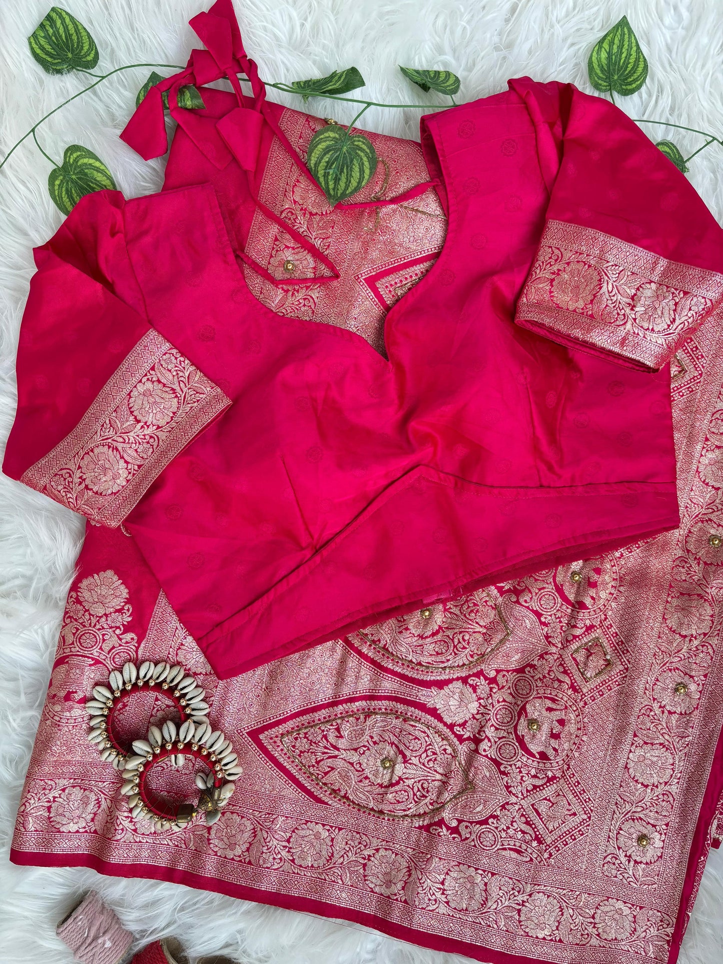 Jhanvi Rich Silk Saree – Pink