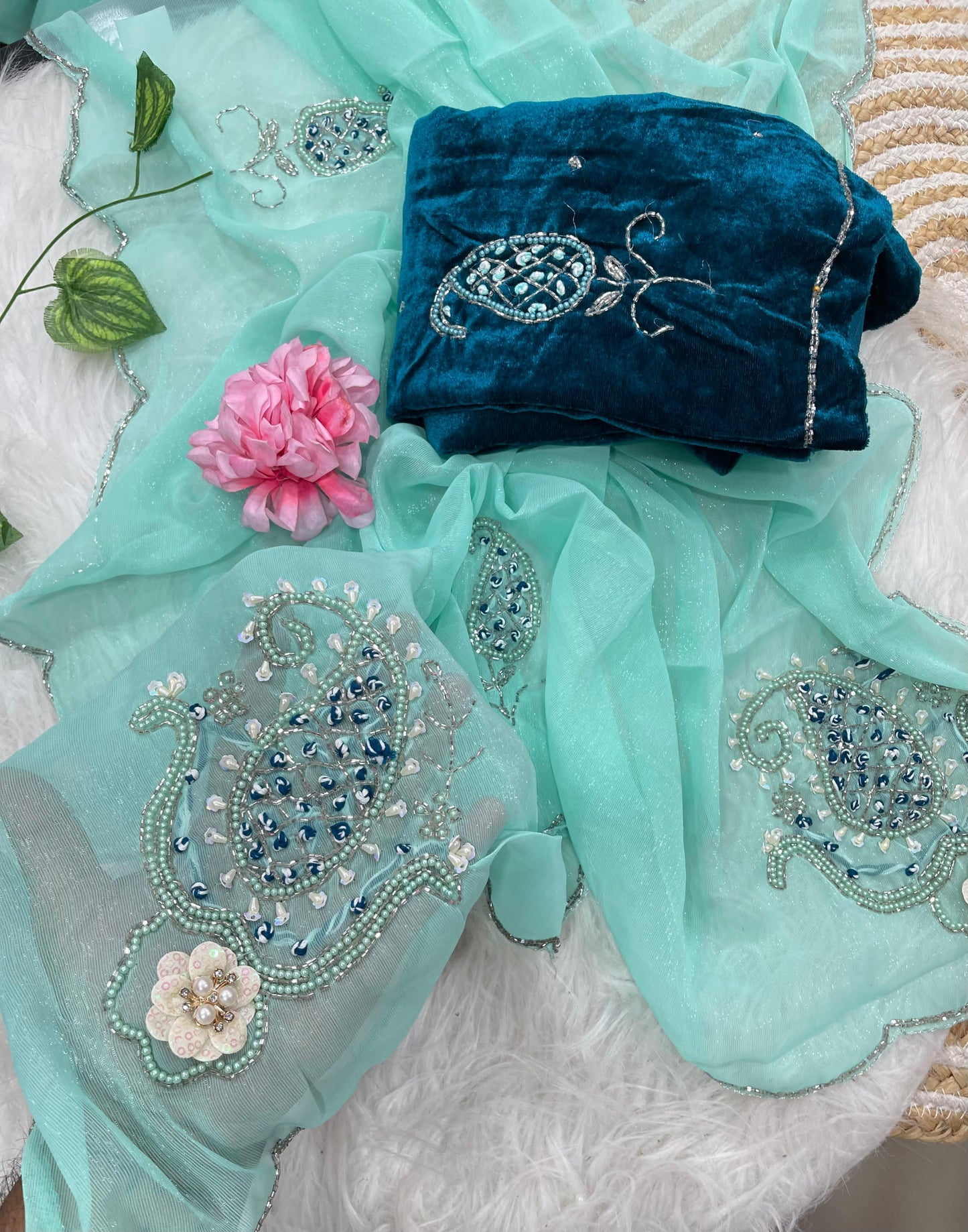 Maharani – Pure Shimmer Silk Saree