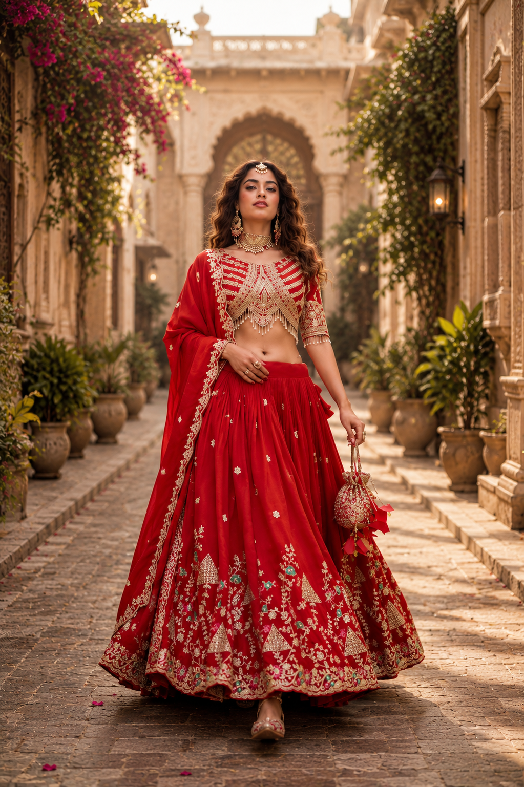 Designer Wedding Collection Lehenga Choli with Heavy Embroidery Work