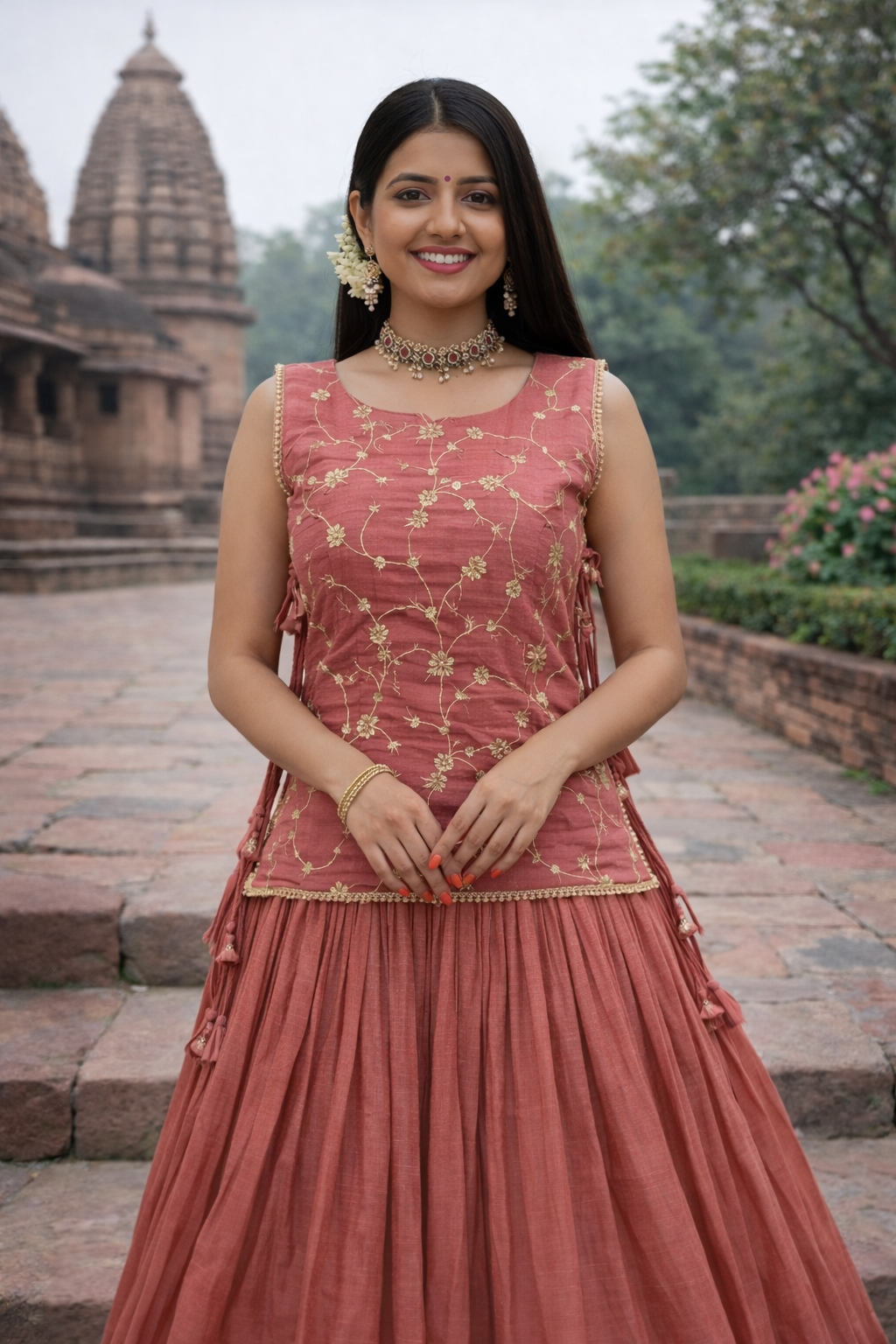 Festival Special Crunchy Silk Lehenga Choli with Designer Jacket