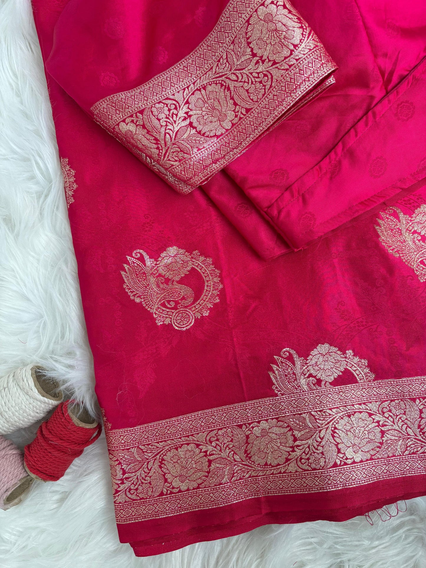 Jhanvi Rich Silk Saree – Pink