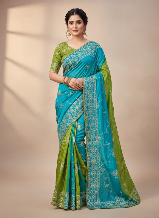 New Latest Arrivals – Premium Chinon Pedding Saree Collection