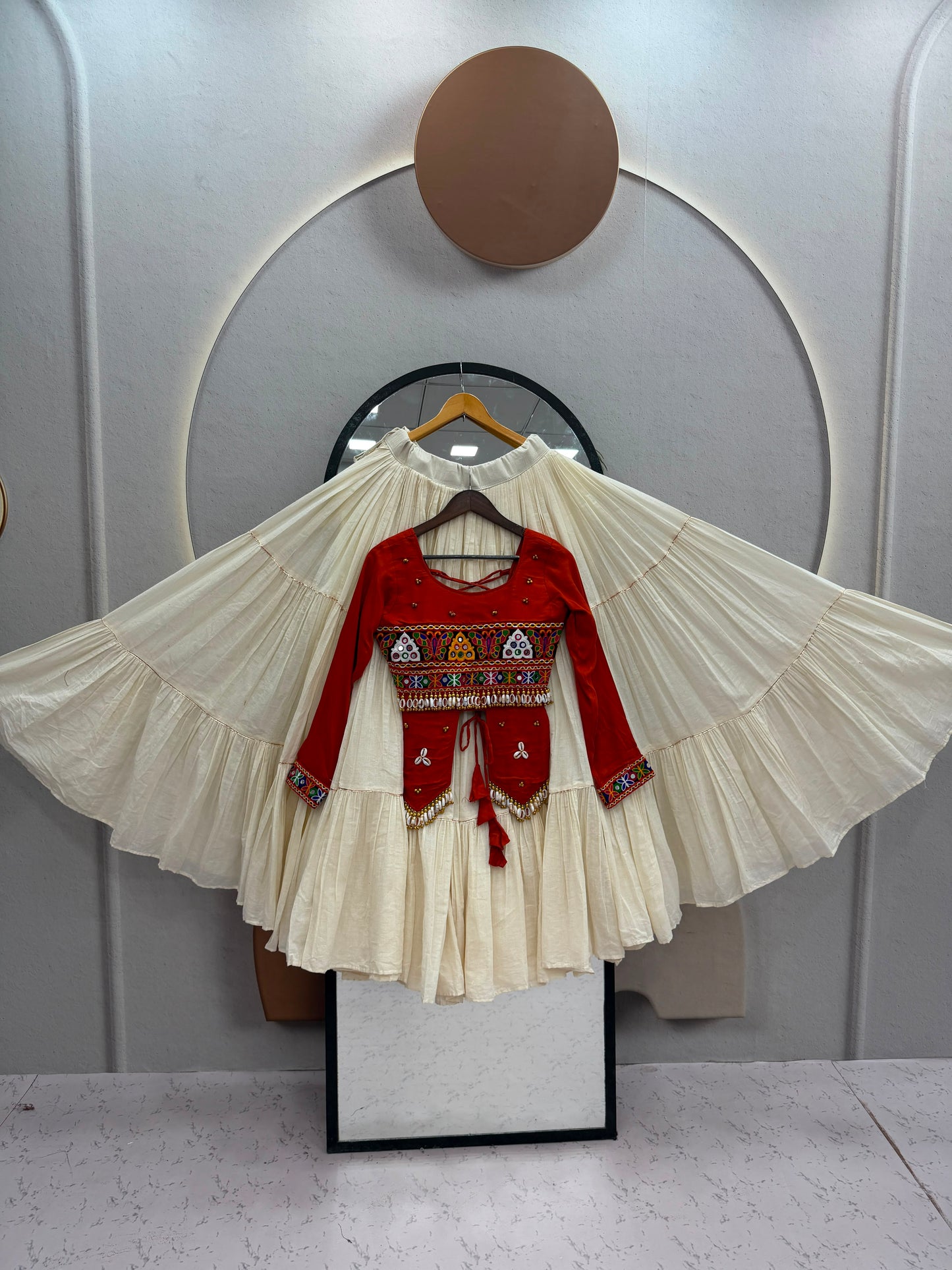 Navratri Special Hand Work Lehenga Choli | 9 Meter Flair