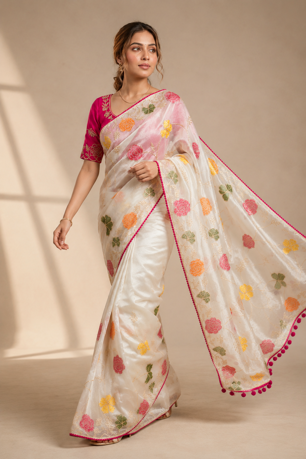 New Bollywood Designer Moss Saree