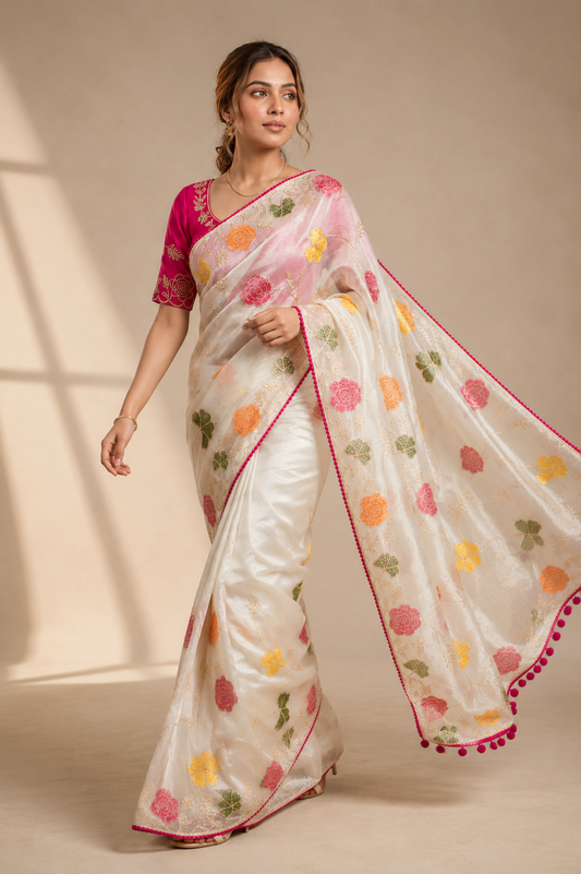 New Bollywood Designer Moss Saree