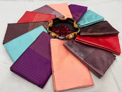 Sky Blue Silk Saree