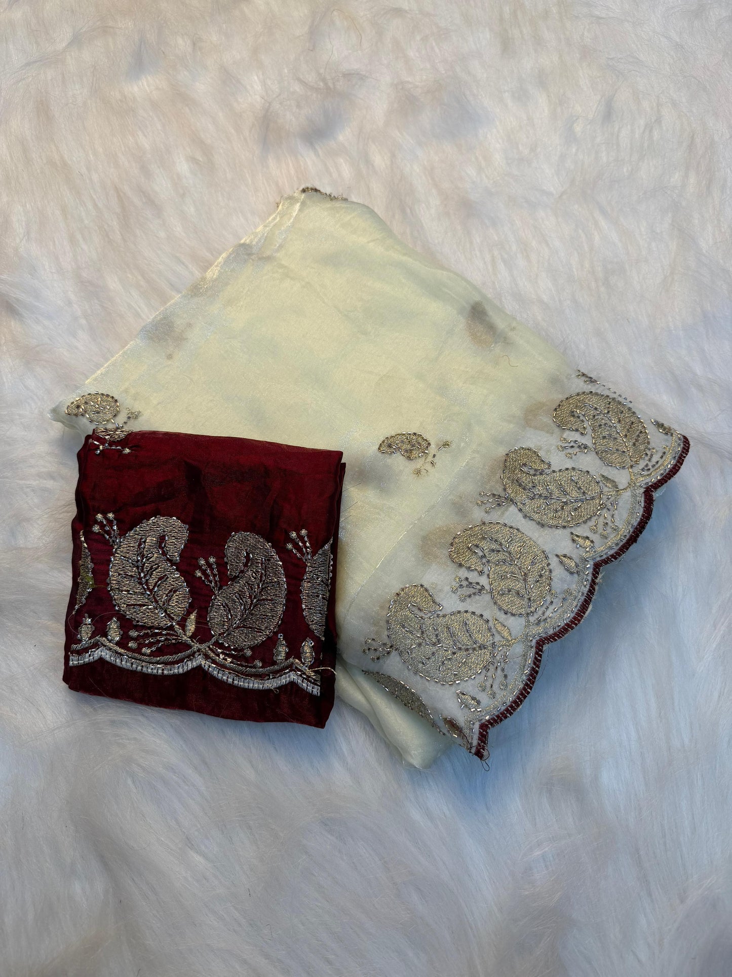Soft Space Silk Saree With Zari & Sequins Work | Premium Designer Party Wear Saree