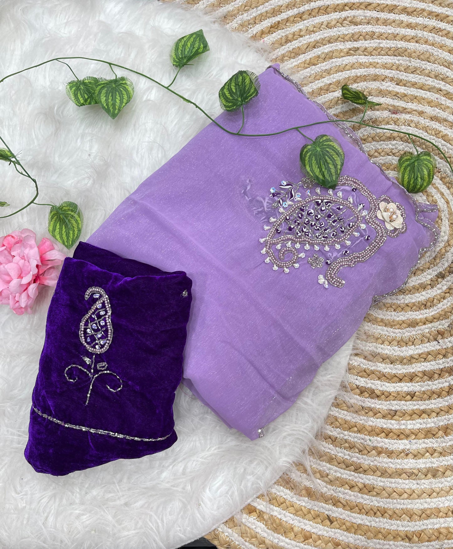 Maharani – Pure Shimmer Silk Saree