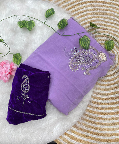 Maharani – Pure Shimmer Silk Saree
