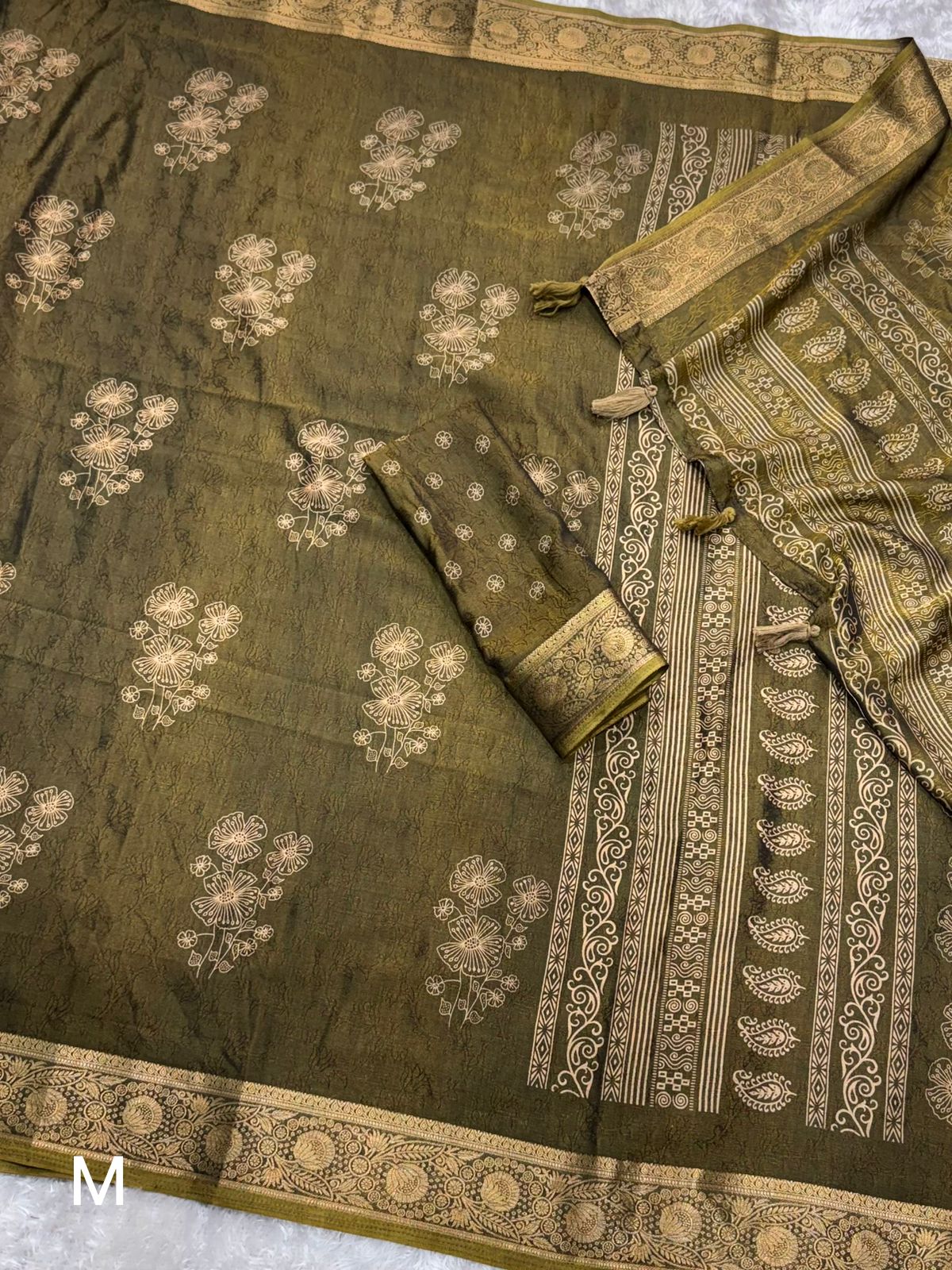 Tom & Jerry Cotton Silk Saree